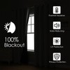 ChrisDowa Cortinas 100 opacas para recámara con forro negro, 2