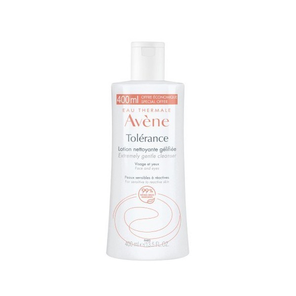 Avene Tolerance Lotion Nettoyante Gelifiee Cleansing Makeup Lotion for Reactive