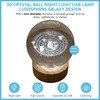 Thorness 3D Crystal Ball Night Light USB Lamp with Ludosphere