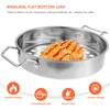Housoutil Big Hole Colander with Handle, Stainless Steel hole Colander