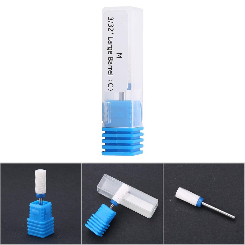 Nail drill, ceramic drill for manicure and pedicure, safety nail