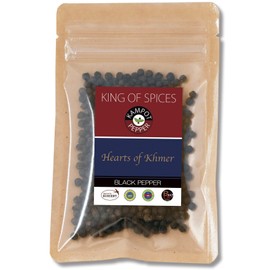 Kampot Pepper Black Pepper, 0.9 oz (25 g), Cambodia Black Pepper Hole, Spice, Genuine Product