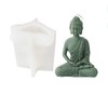 Xidmold - Molde de vela de Buda 3D para escultura,