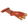 Outdoor Three Finger Guard Glove Traditional Recurved Bow Shooting Archery