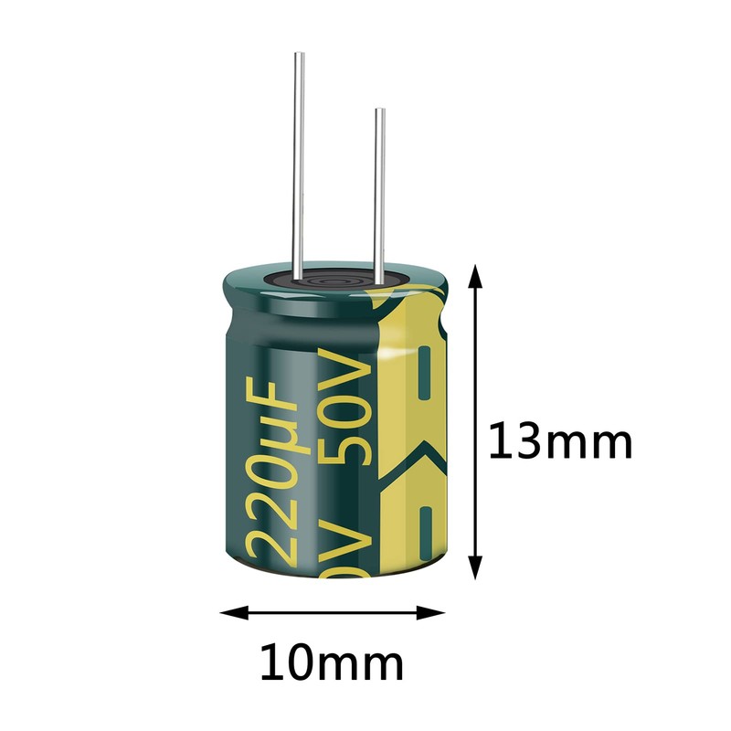 PENGLIN 20pcs Electrolytic Capacitors Aluminum Electrolytic Capacitors 50V 220UF 105℃