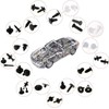 425 Pcs 18 Sizes Car Body Trim Clips with Fastener