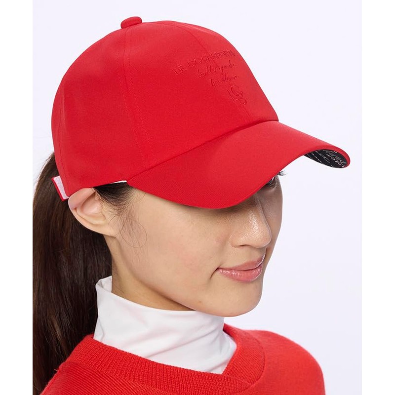 Cox Sportif LG4FCP03L Women's Cap, Heart Patch, Cute, Sweat Absorbent,