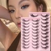 Eyelashes Faux Mink Fox Eye Natural Looking Russian Lashes Strip