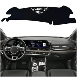 KEEGTBOX Dashboard Mat Cover Interior Center Console UV Rays Protector Compatible with Kia Sportage 2023 2024 2025 up Dash Board Mat Carpet Accessories