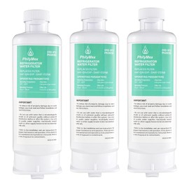 Samsung Water Filter for RF28R6301SR, RF27T5201SG, RS22T5201SR, RS28A500ASR, RF23A9671SR, RF23A9071SR, RF28R7201SG Replacements - 3PK Filter Set