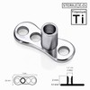 WARRIOR Sterile Piercing Titanium Dermal Anchor G23 ASTM F136-13 with
