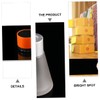 KOMBIUDA 2pcs Black Acrylic Photography Reflective Display Board Tabletop Photo