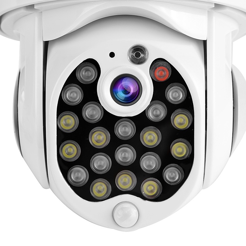 1080P Wireless Wifi PTZ Camera 21LED Smart Alarm Waterproof CCTV