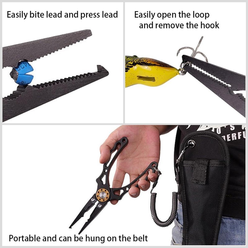 Cozioz Multi-Function Fishing Pliers – Fly Fishing Gear, Fish Lip