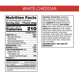 Cheez-It Baked Snack White cheddar Cheese Crackers, Original 14 Ct FREE SHIPPING