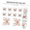 Baluue 10pcs Hollow Butterfly Nail Art Patches Multi-Shape Gems for