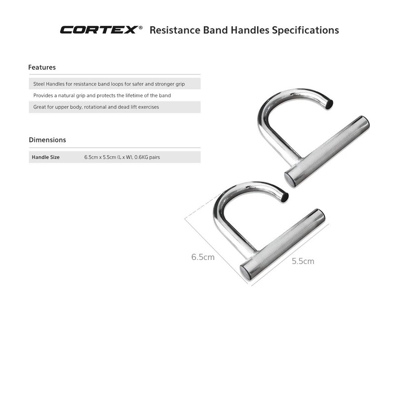 Cortex Resistance Band Handles Workout Bands Functional Training Home Gym