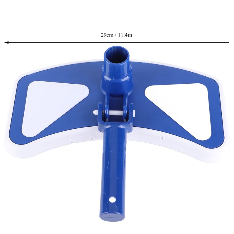 12'' Swimming Pool Curved Blue and White Suction Vacuum Head