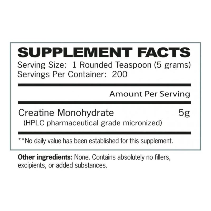 Creatina Monohidratada Micronizada Gat 200 Porciones Sabor Polvo