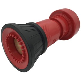 RosyOcean Fire Hose Nozzle 2 Inch NPSH Thermoplastic Fire Equipment Industial Heavey Duty Spray Jet Fog Nozzle