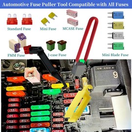 Funayama Relay Fuse Puller Pliers Set 4-Pack - Professional Automotive Tool Kit 304 Stainless Steel Electrical Removal Tool for Car Truck