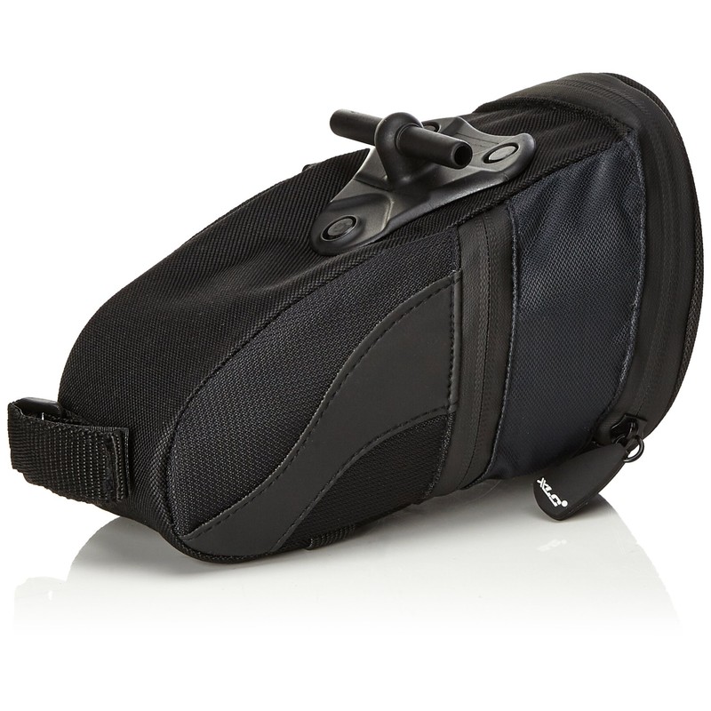 XLC 2501716900 Saddle Bag – Black, 18.5 x 9.5 x