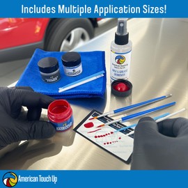 American Touch Up Paint Exact Match Compatible with Ford 7087/FX/M7087A Merlot Metallic - Paint Jar, Basic