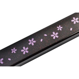 箸箱 Cherry Blossoms Corporation Medium 22 cm Black For Dish Washing Dryer 590044 