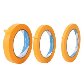 Guitar Fretboard Masking Tape, No Metal Parts, Easy to Use, 3 Sizes for Electric Bass Acoustic Guitars with Protective Accessories