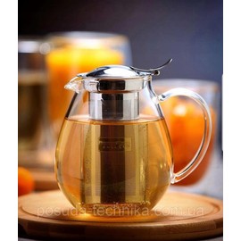 Wilmax WL-888807/A Borosilikatglas Teekanne, 600mL Kapazität