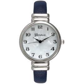 Blue Snake Style Band Slim Case Geneva Women's Bangle Cuff Watch