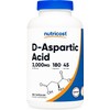 Nutricost D-Aspartic Acid (DAA) Capsules 3000mg Per Serving (180 Capsules)