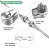 M METERXITY 20-Pack M2 Wire Rope Clips Duplex Double Bolt