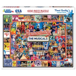 White Mountain Puzzles Broadway, 1000 Piece Jigsaw Puzzle