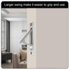 Pocket Door Lock with Edge Pull,Privacy Door Hardware Suitable for