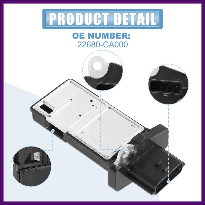 FUELHOOD 22680-CA000 Car Mass Air Flow Sensor Meter MAF Sensor