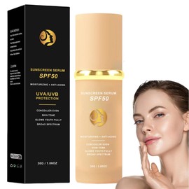4 In 1 Foundation Liquid,4 In 1 Moisturizing Full Coverage Liquid Foundation,Sunscreen Serum Spf 50 Founda/tion,Anti-Aging Face Foundations,Foundatio/n For Mature Skin,Color Changing Foundatio/n