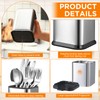 MorningRo 2 Pcs Kitchen Utensil Holder for Countertop Stainless Steel
