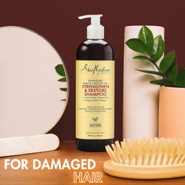 SheaMoisture SheaMoisture Strengthen and Restore Shampoo for Damaged Hair Strengthen & Grow to Cleanse and Nourish 24 oz