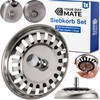 Sink Strainer Basket, 1 Pack, Diameter 82 mm Strainer Basket,