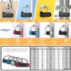 Gym Locker Lock,5 Letter Word Lock,5 Digit Combination Lock,Safety Padlock