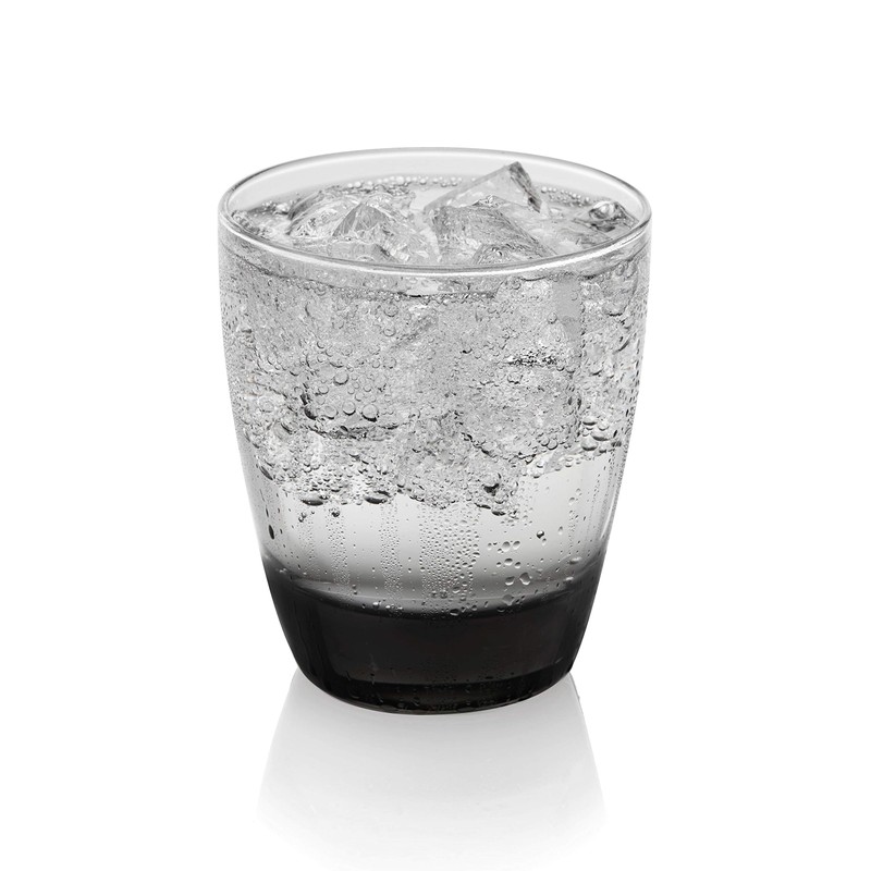 Libbey Classic Rocks and Tumbler Glasses Set of 16, Smoke