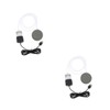 Kisangel 2 Sets Mini Aquarium Air Pump Oxygen Pump for