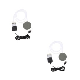 Kisangel 2 Sets Mini Aquarium Air Pump Oxygen Pump for Aquarium Betta Fish Tank Accessories Abs Material