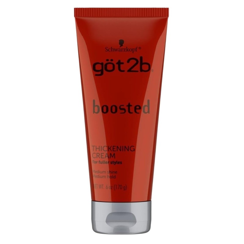 Got 2B Boosted Hair Thickening Cream for Fuller Styles, Medium