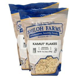 Shiloh Farms - Organic Kamut Flakes, 2 Packs - 16 Ounce each