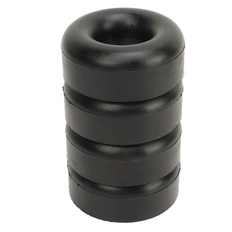 4PCS 2.5inch Trailer Ramp Door Rubber Bumper Round with Hole