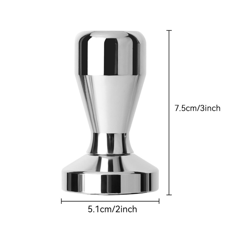 Coffee Tamper, Stainless Steel Espresso Coffee Bean Press Base Espresso
