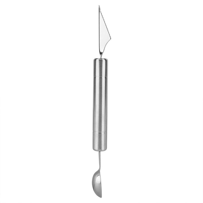 Cuchara Melon Baller, Sandía de Acero Inoxidable Melón Baller Cuchillo
