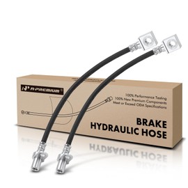 A-Premium Front Driver and Passenger Brake Hydraulic Hose Compatible with Dodge Models - Ram 1500 2006-2007, with 4-Wheel ABS Brake - Replace# 5290686AD(Pack of 2)